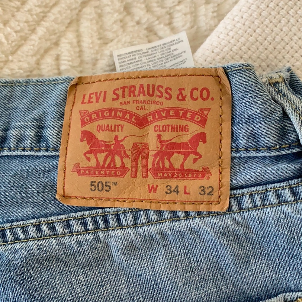 Gently worn Levi’s 505’s